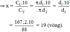 Giải bài tập SGK Toán lớp 9 bài 9: Độ dài đường tròn, cung tròn