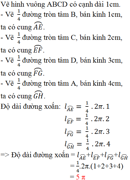 Giải bài tập SGK Toán lớp 9 bài 9: Độ dài đường tròn, cung tròn