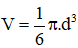 Giải bài tập SGK Toán lớp 9 bài 3: Hình cầu. Diện tích mặt cầu và thể tích hình cầu