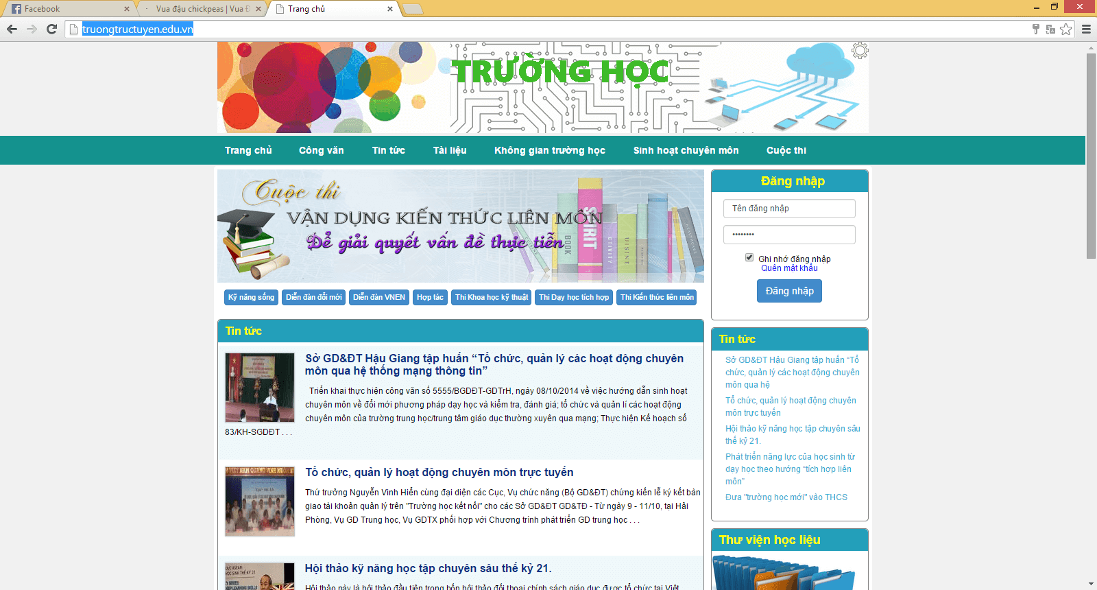 Trường học kết nối