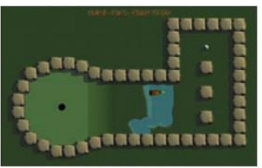 Tập thể thao với trò chơi Golf