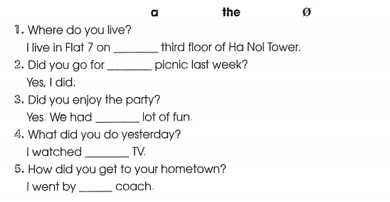 Bài tập cuối tuần môn Tiếng Anh lớp 5 Tuần 5