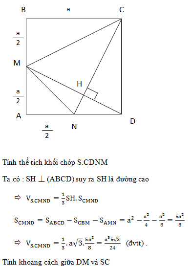 Cách tính khoảng cách giữa 2 đường thẳng chéo nhau trong không gian Cách tính khoảng cách giữa 2 đường thẳng chéo nhau trong không gian