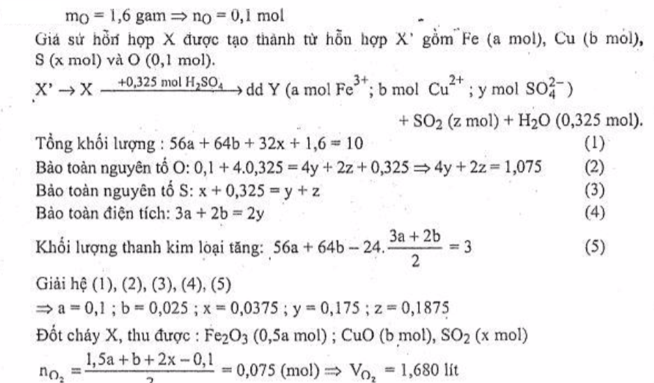 Ôn thi Đại học môn Hóa học có đáp án - Đề số 5