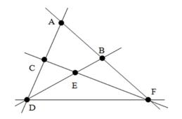 Bài tập Toán lớp 6 bài Ba điểm thẳng hàng