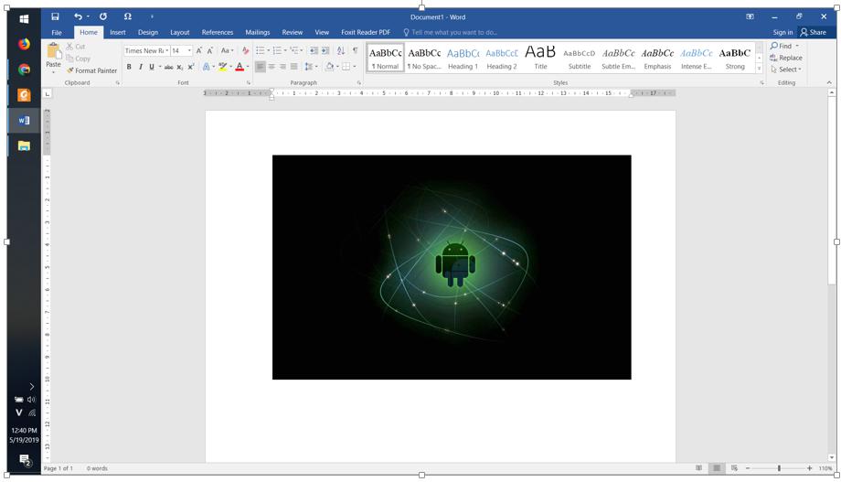 Giải bài tập Tin học lớp 5: Chèn hình ảnh vào văn bản