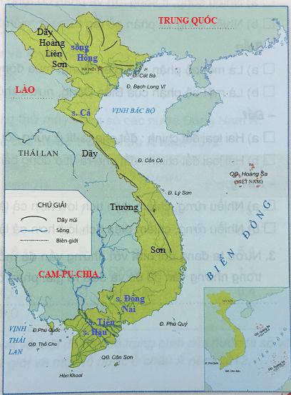 Giải Địa lí lớp 5 VNEN