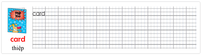 Tập viết Tiếng Anh lớp 3 Unit 5 Let's buy presents!