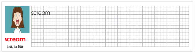 Tập viết Tiếng Anh lớp 5 Unit 5 The Dinosaur Museum