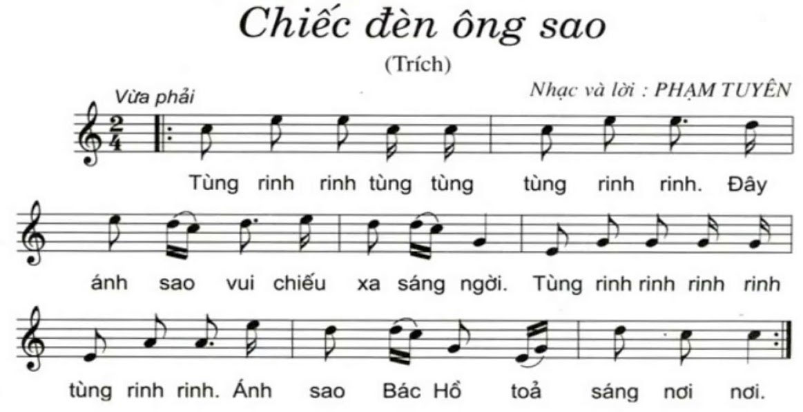 Soạn âm nhạc lớp 8 Tiết 3: Ôn tập bài hát: Mùa thu ngày khai trường, Ôn tập TĐN số 1