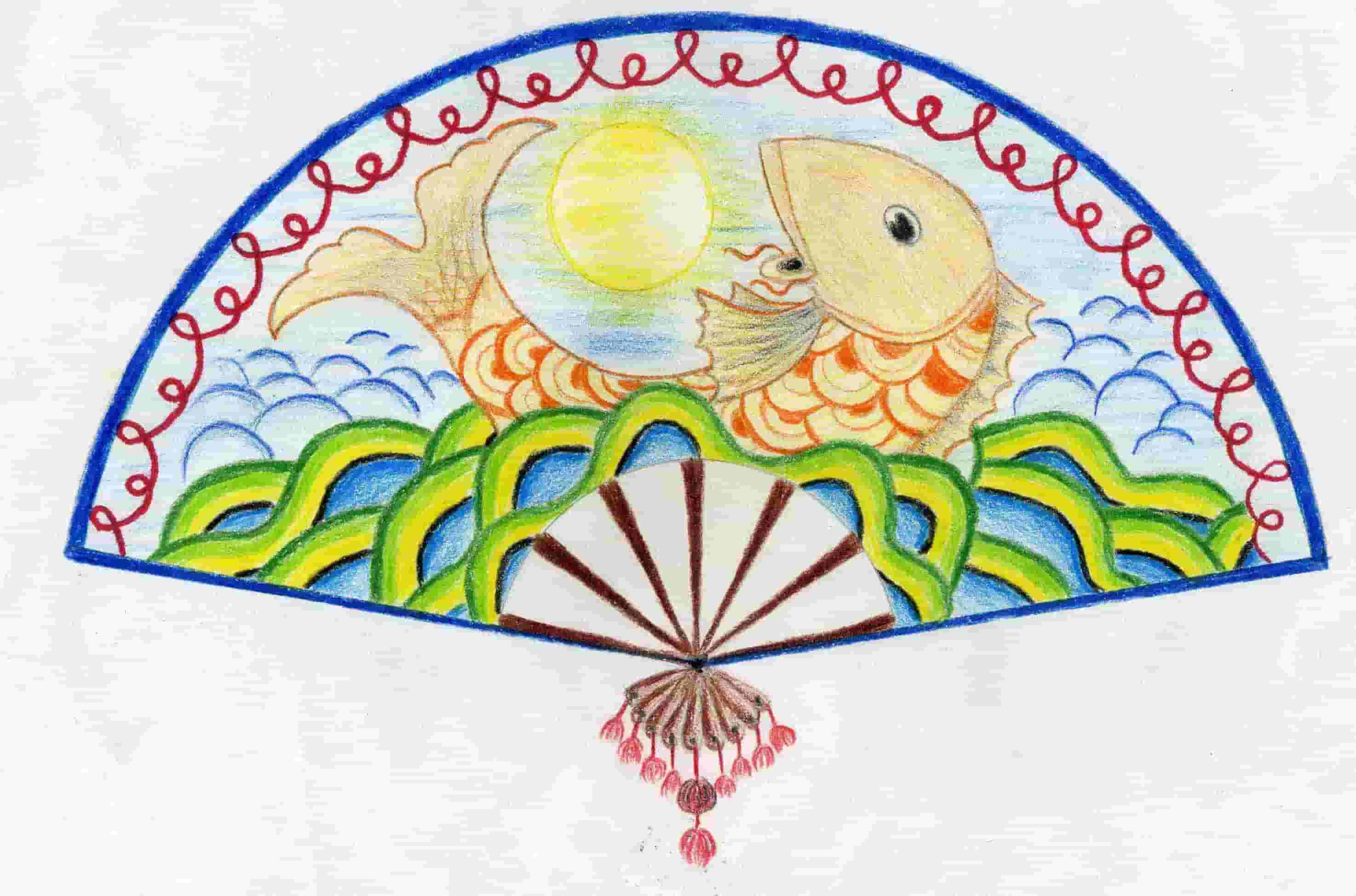 Soạn Mĩ thuật lớp 8 Bài 1: Vẽ trang trí – Trang trí quạt giấy