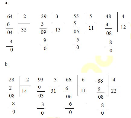 Chia số có hai chữ số cho số có một chữ số