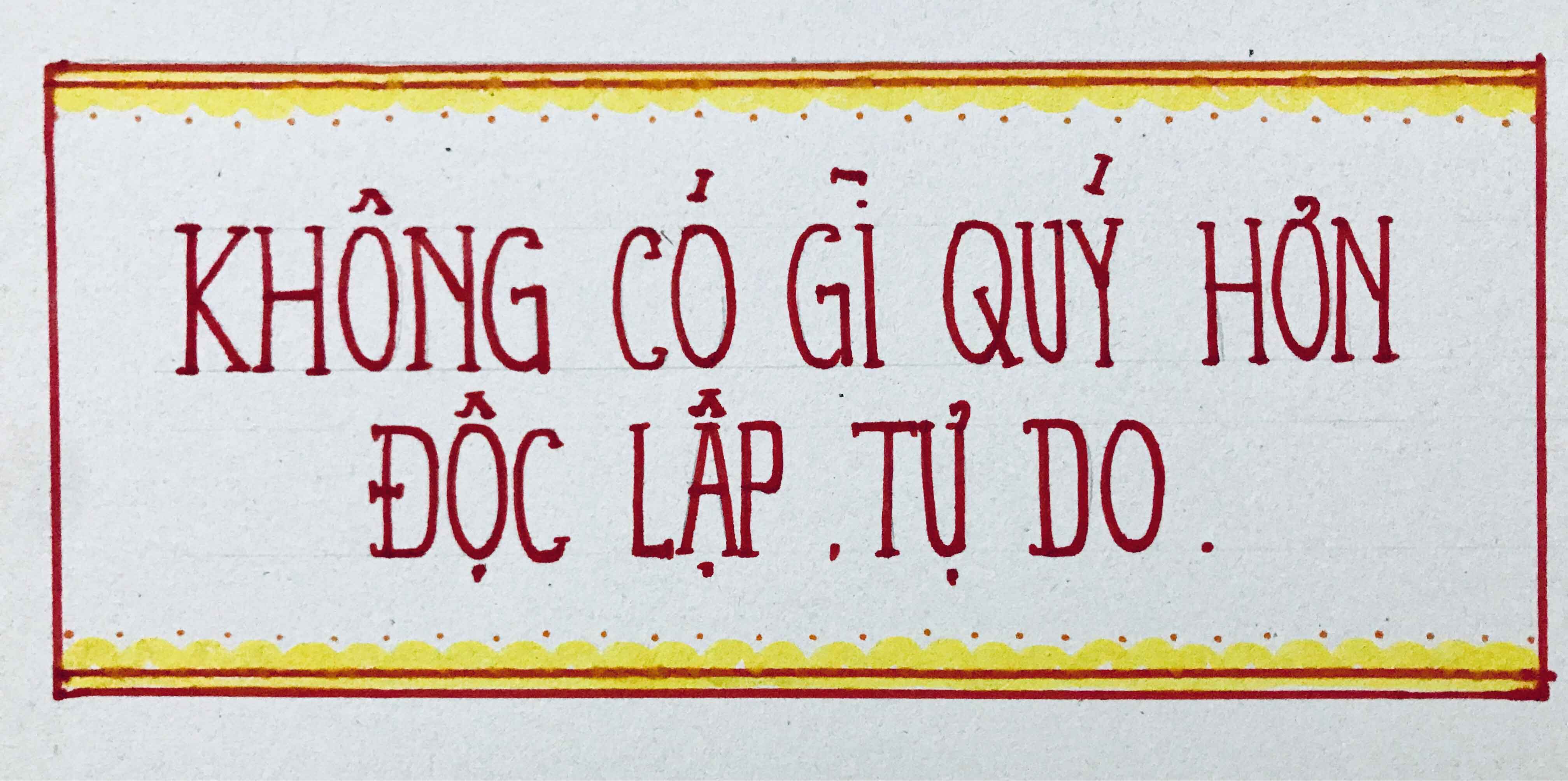 Soạn Mĩ thuật lớp 8 Bài 6: Vẽ trang trí – Trình bày khẩu hiệu