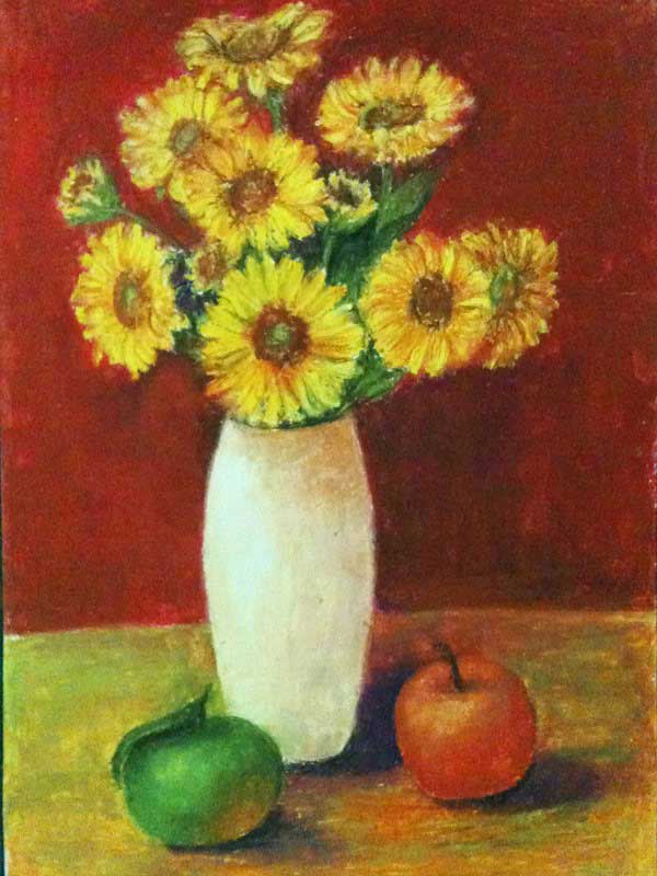 Soạn Mĩ thuật lớp 8 Bài 8: Vẽ theo mẫu – Lọ hoa và quả