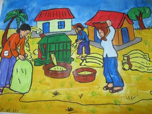 Soạn Mĩ thuật lớp 8 Bài 21: Vẽ tranh – Đề tài lao động