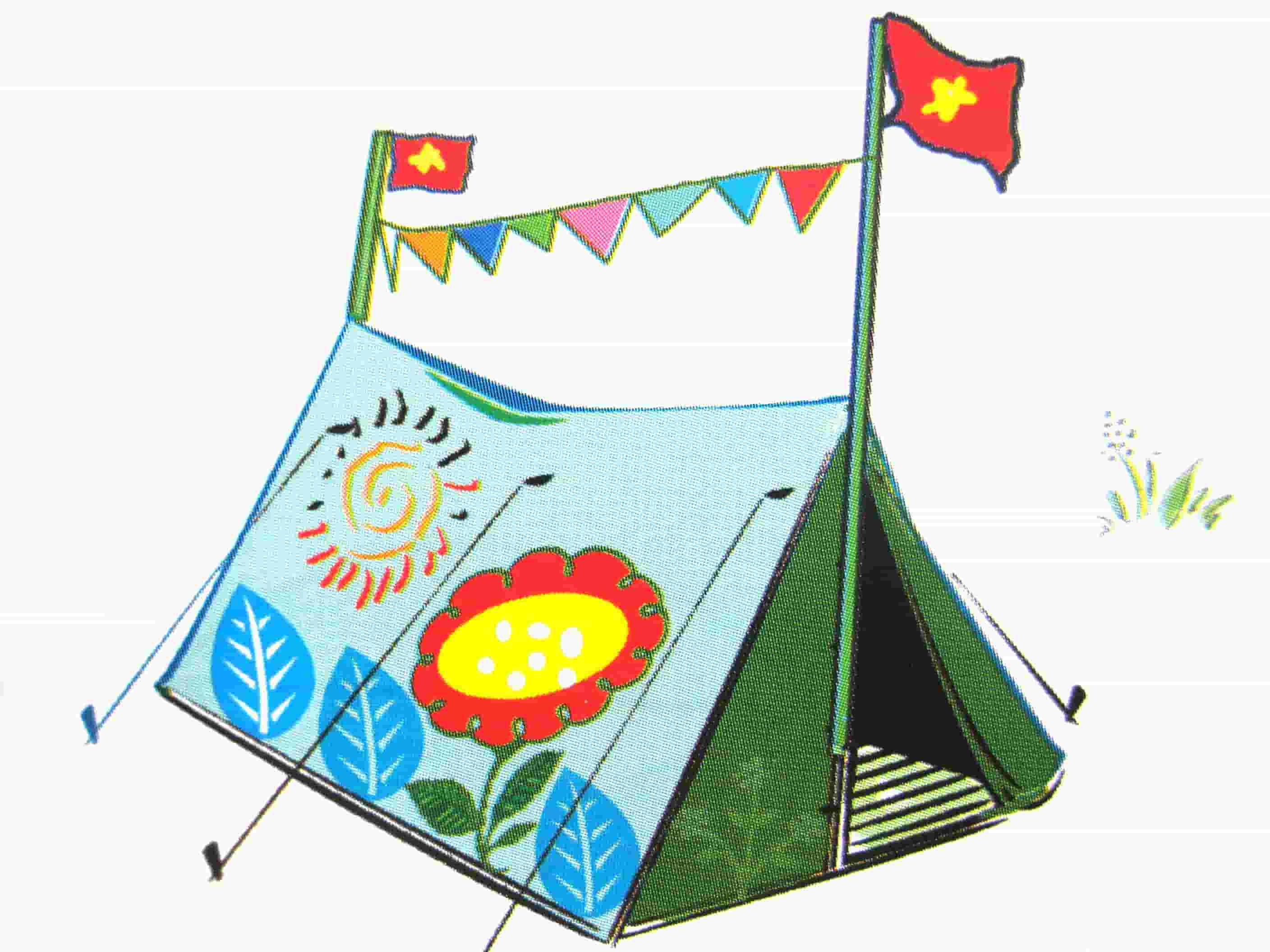 Soạn Mĩ thuật lớp 8 Bài 25: Vẽ trang trí – Trang trí liều trại