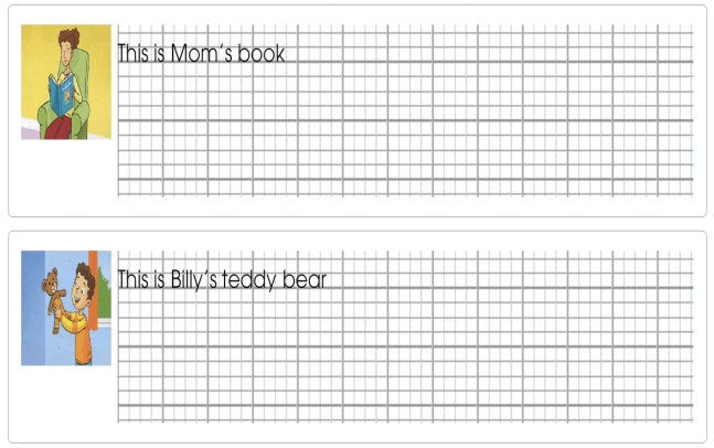 Tập viết Tiếng Anh lớp 2 Unit 6 Billy's teddy!