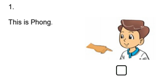 Kiểm tra tiếng Anh lớp 3 Unit 3 This is Tony