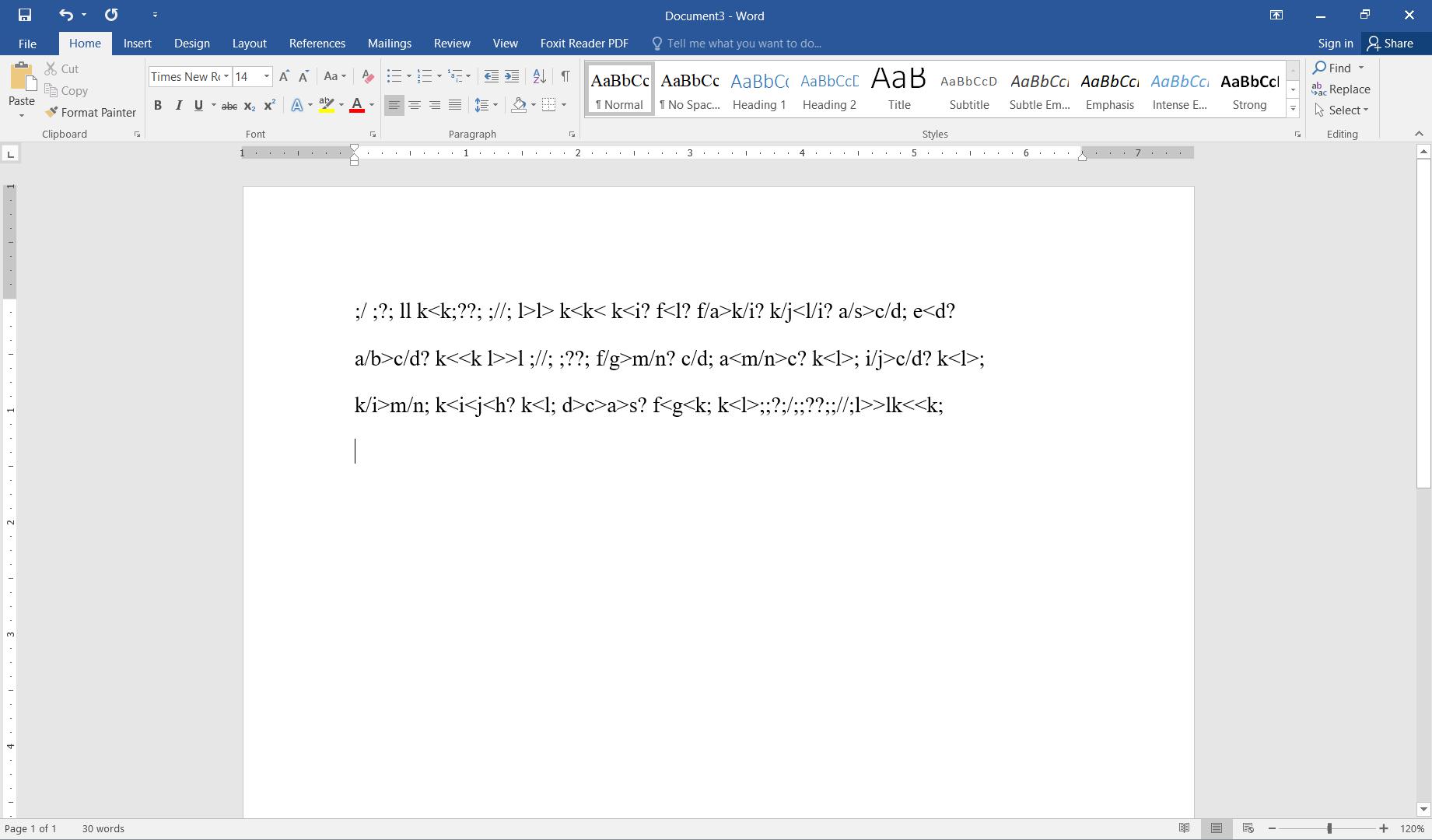 Luyện gõ các kí tự đặc biệt