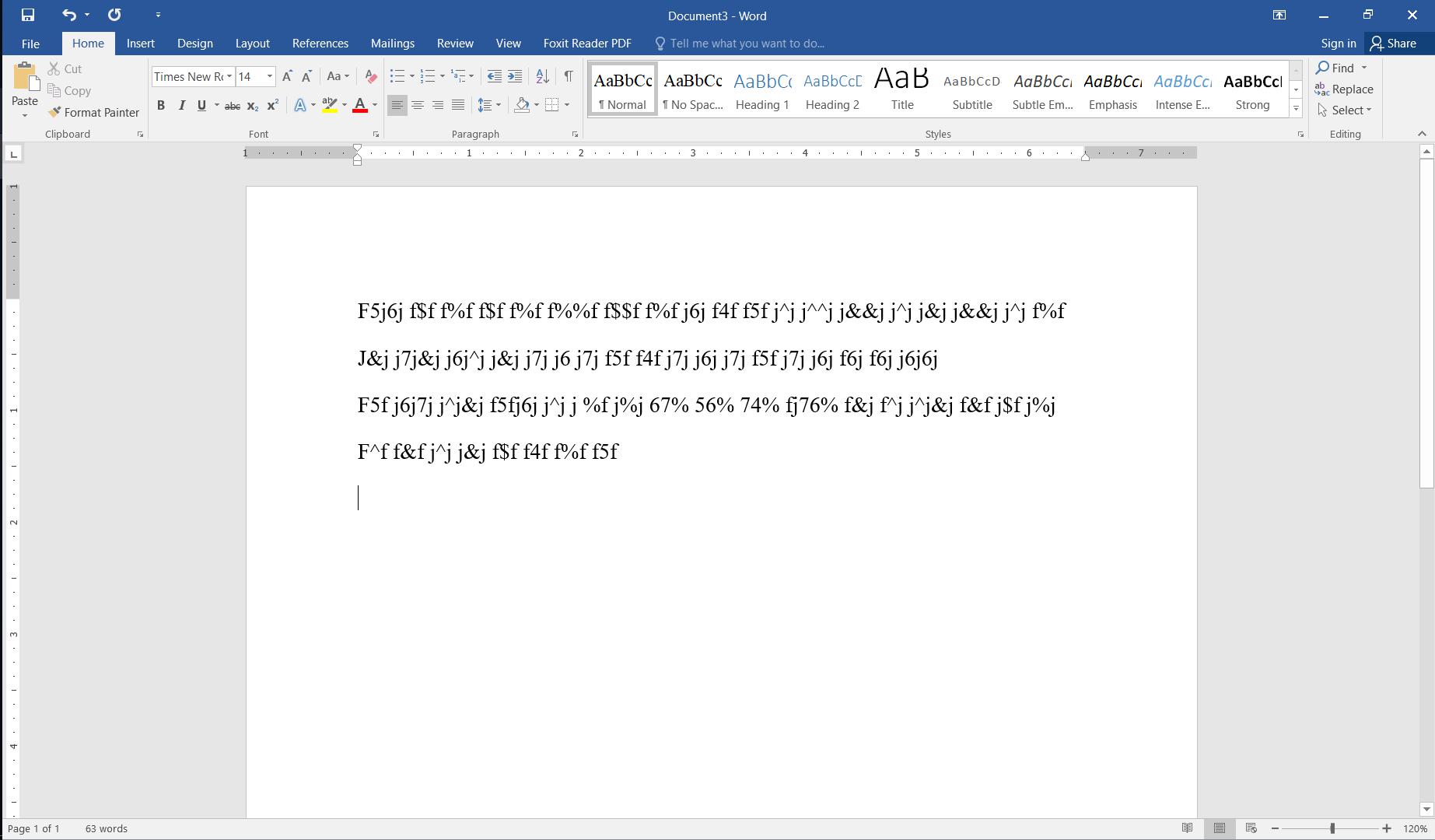 Luyện gõ các kí tự đặc biệt