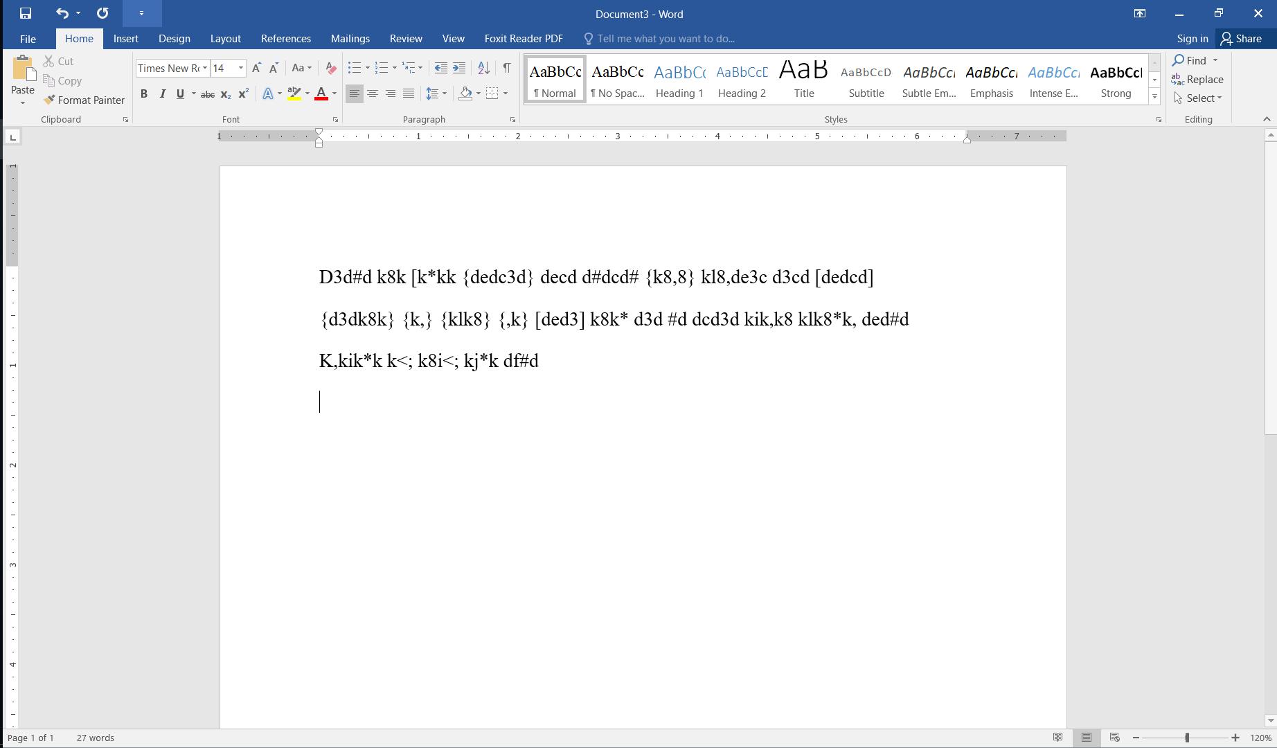 Luyện gõ các kí tự đặc biệt