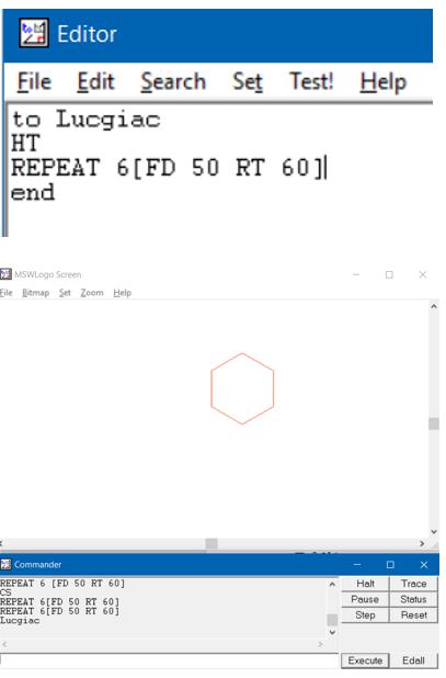 Giải bài tập Tin học lớp 5: Thủ tục trong Logo (tiếp)