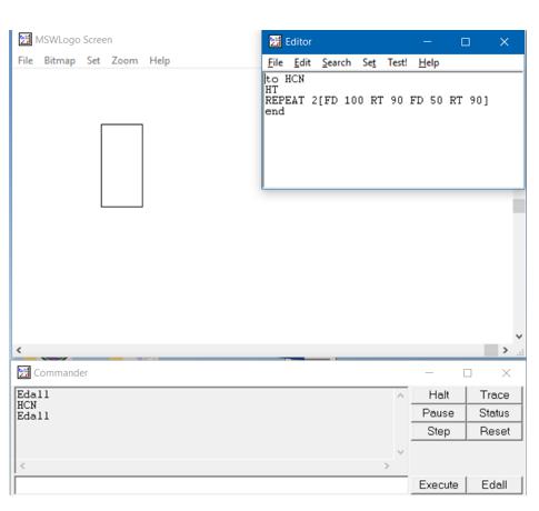 Giải bài tập Tin học lớp 5: Thủ tục trong Logo (tiếp)