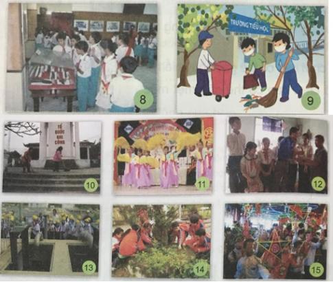 Giải bài 10: Hoạt động của chúng em ở trường