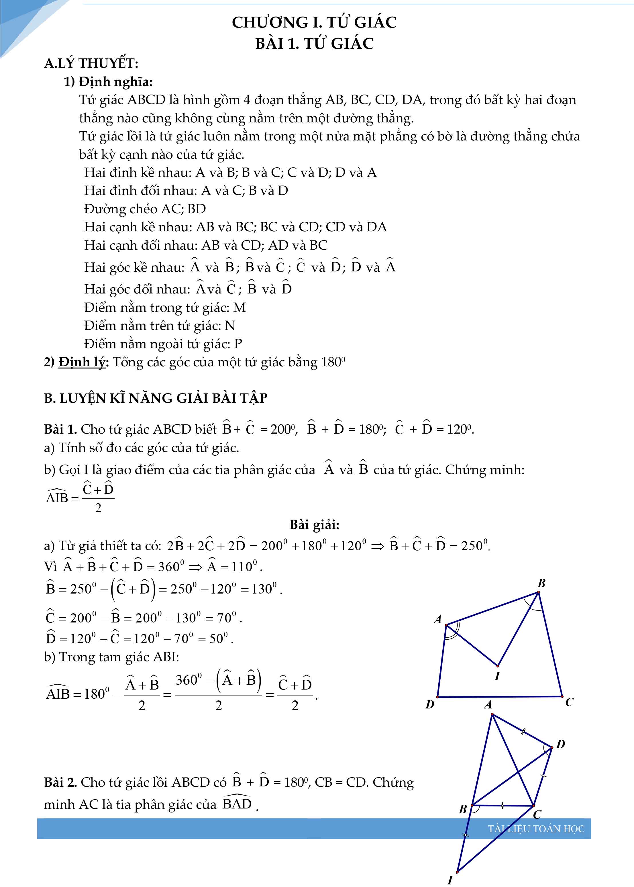 Bồi dưỡng và phát triển tư duy đột phá Toán 8 tập 2