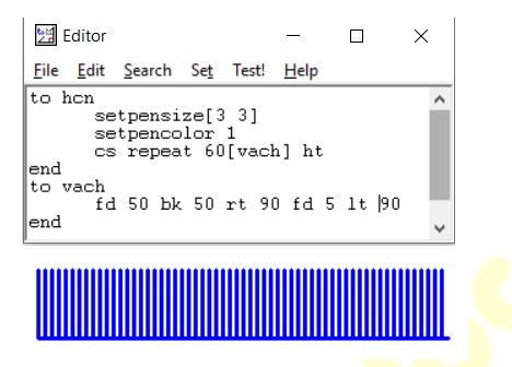 Thủ tục trong logo tiếp theo