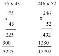 Nhân với số có hai chữ số