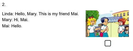 Kiểm tra tiếng Anh lớp 3 Unit 5 Are they your friends?