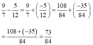 Trắc nghiệm: Phép trừ phân số 