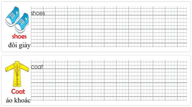 Tập viết Tiếng Anh lớp 2 Unit 7: Are these his trousers?