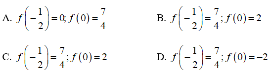 Trắc nghiệm: Hàm số. Mặt phẳng tọa độ 
