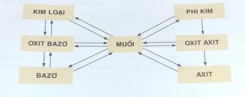 Khoa học tự nhiên 9 bài 6: Ôn tập hóa học vô cơ