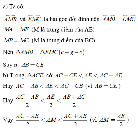 Trắc nghiệm: Quan hệ giữa ba cạnh của một tam giác. Bất đẳng thức tam giác 