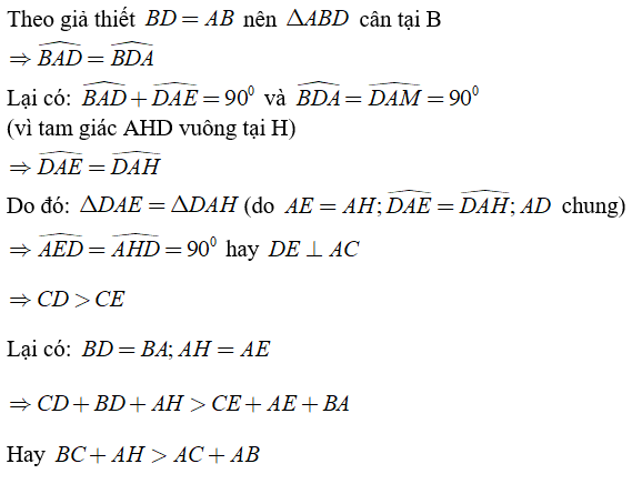 Trắc nghiệm: Quan hệ giữa đường vuông góc và đường xiên, đường xiên và hình chiếu
