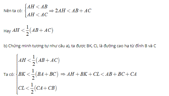 Trắc nghiệm: Quan hệ giữa đường vuông góc và đường xiên, đường xiên và hình chiếu