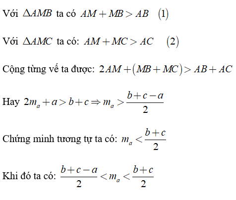Trắc nghiệm: Tính chất ba đường trung tuyến của tam giác