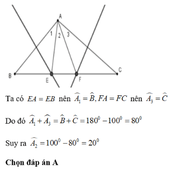 Trắc nghiệm: Tính chất ba đường trung trực của tam giác