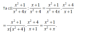 Lý thuyết: Phép chia các phân thức đại số
