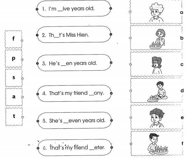 Phiếu bài tập cuối tuần môn Tiếng Anh lớp 3 Tuần 8