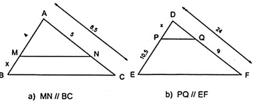 Bài tập: Định lí Ta-lét trong tam giác 