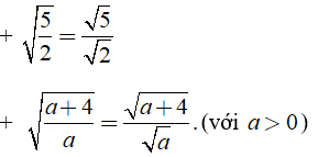 Lý thuyết: Liên hệ giữa phép nhân và phép khai phương 