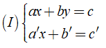 Lý thuyết: Hệ hai phương trình bậc nhất hai ẩn