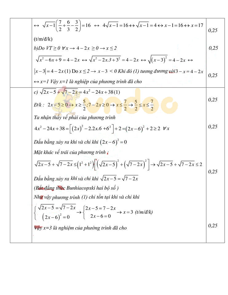 Đề thi KSCL lớp 9 môn Toán trường THCS Trên Mây năm học 2019 - 2020
