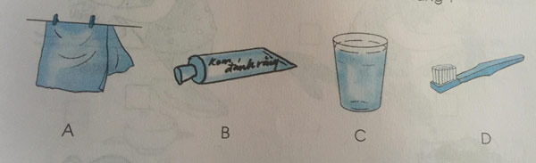 Giải vở bài tập Tự nhiên và Xã hội 1 bài 7