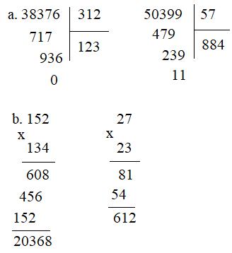 Giải Toán lớp 4 VNEN bài 53: Em ôn lại những gì đã học