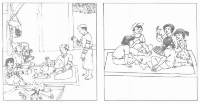 Giải vở bài tập Tự nhiên và Xã hội 1 bài 11: Gia đình Câu 1